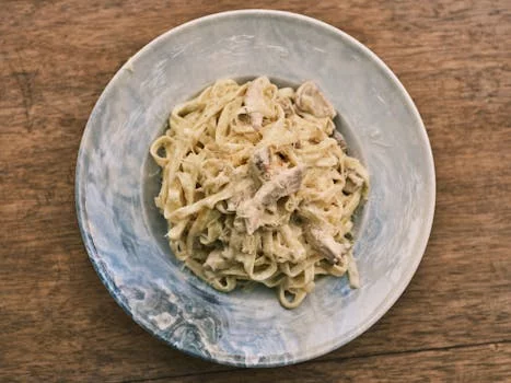 creamy fettuccine alfredo homemade pasta