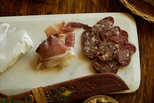 antipasto platter meats cheeses olives