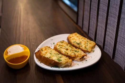garlic bread herbs butter golden
